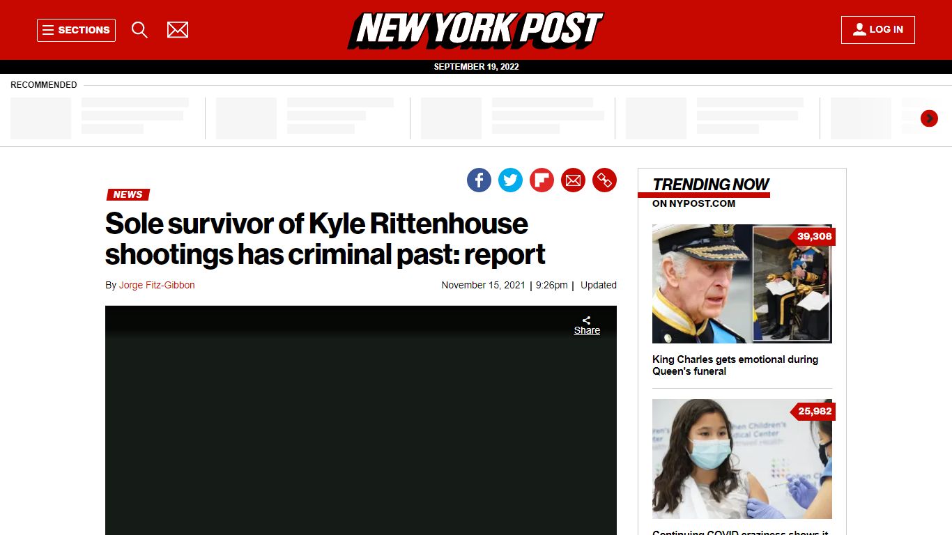 Sole survivor of Rittenhouse shootings has criminal past: report